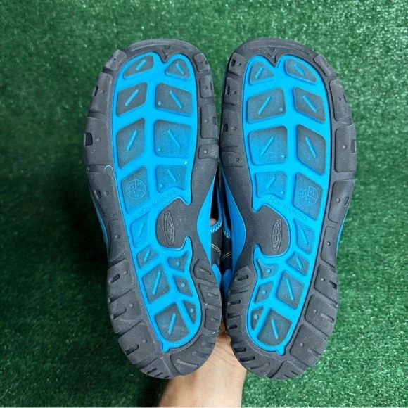 Keen Hiking Sandals Blue Yellow Women’s Size 8.5 (Mens 7) Outdoor Open Toe - Picture 8 of 12